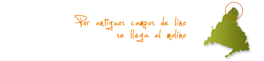 Por antiguos campos de lino se llega al molino Por antiguos campos de lino se llega al molino